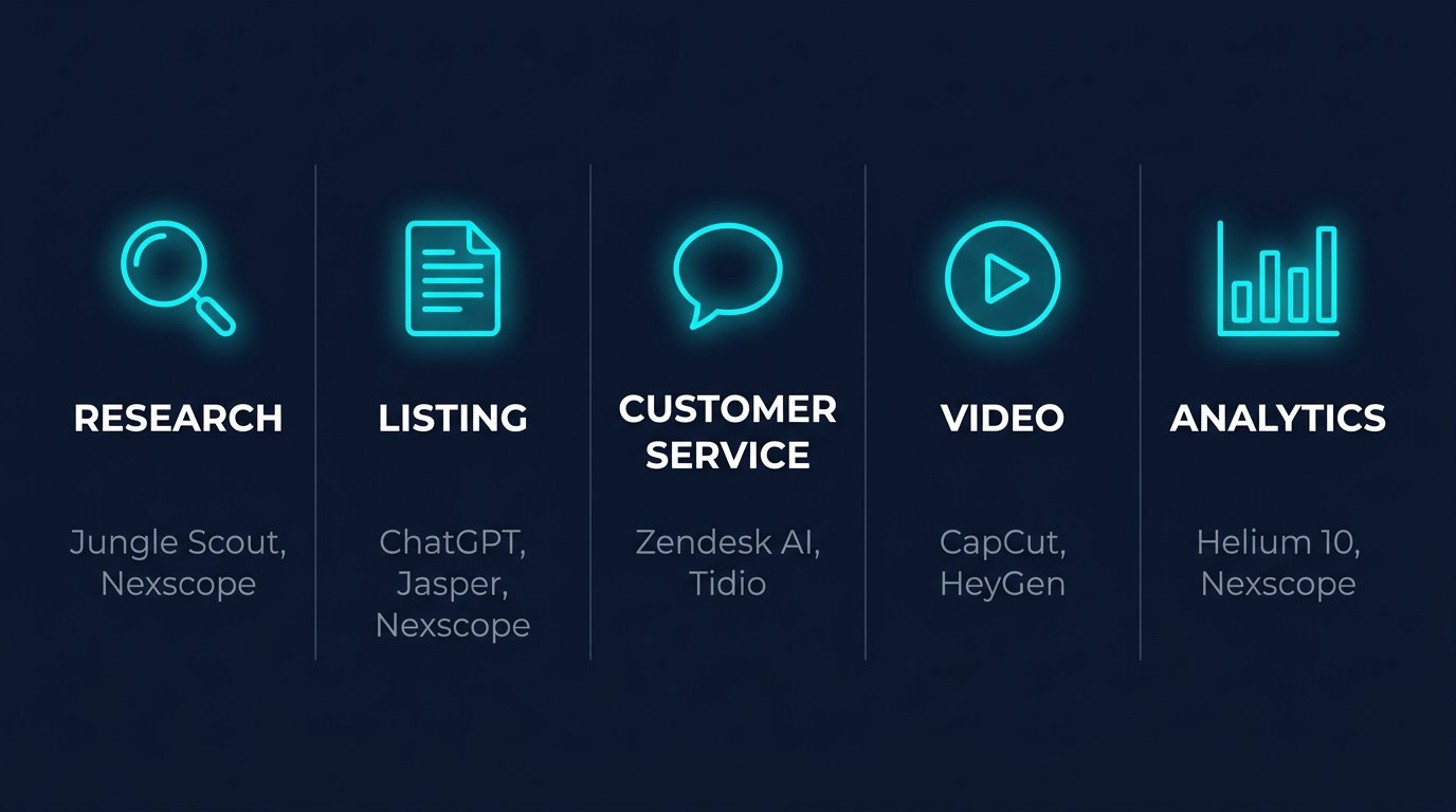 AI Tools by Category for TikTok Shop Sellers
