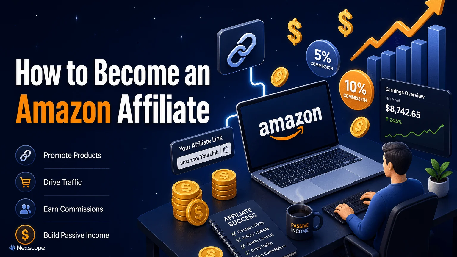 How to Become an Amazon Affiliate and Earn Passive Income