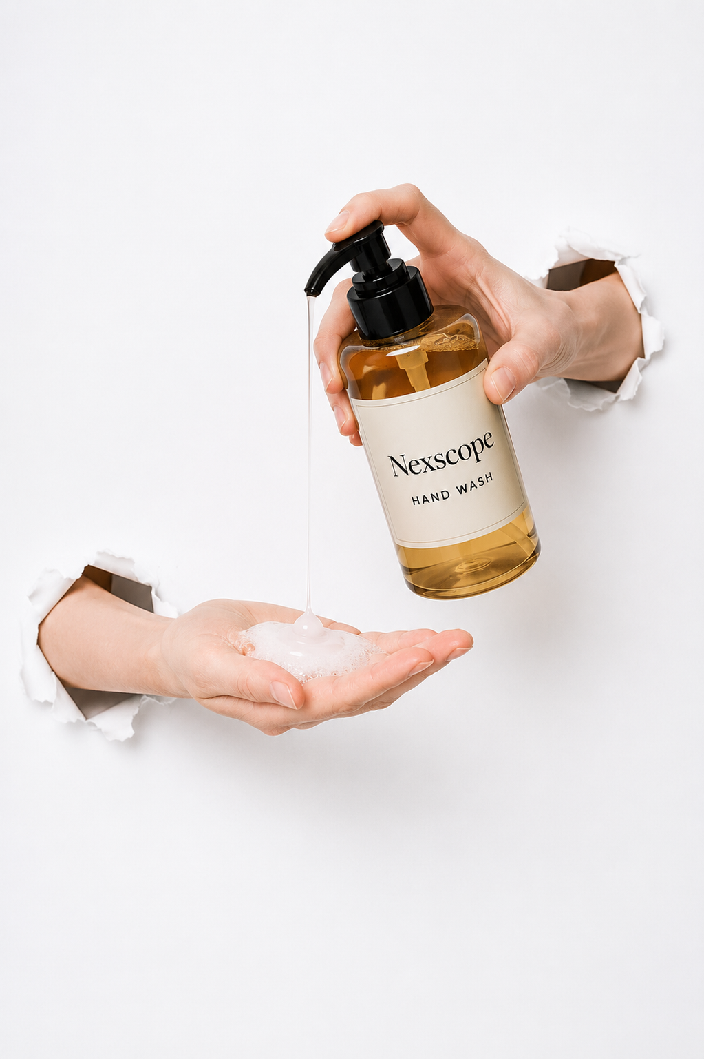Hand Soap Showcase input reference image