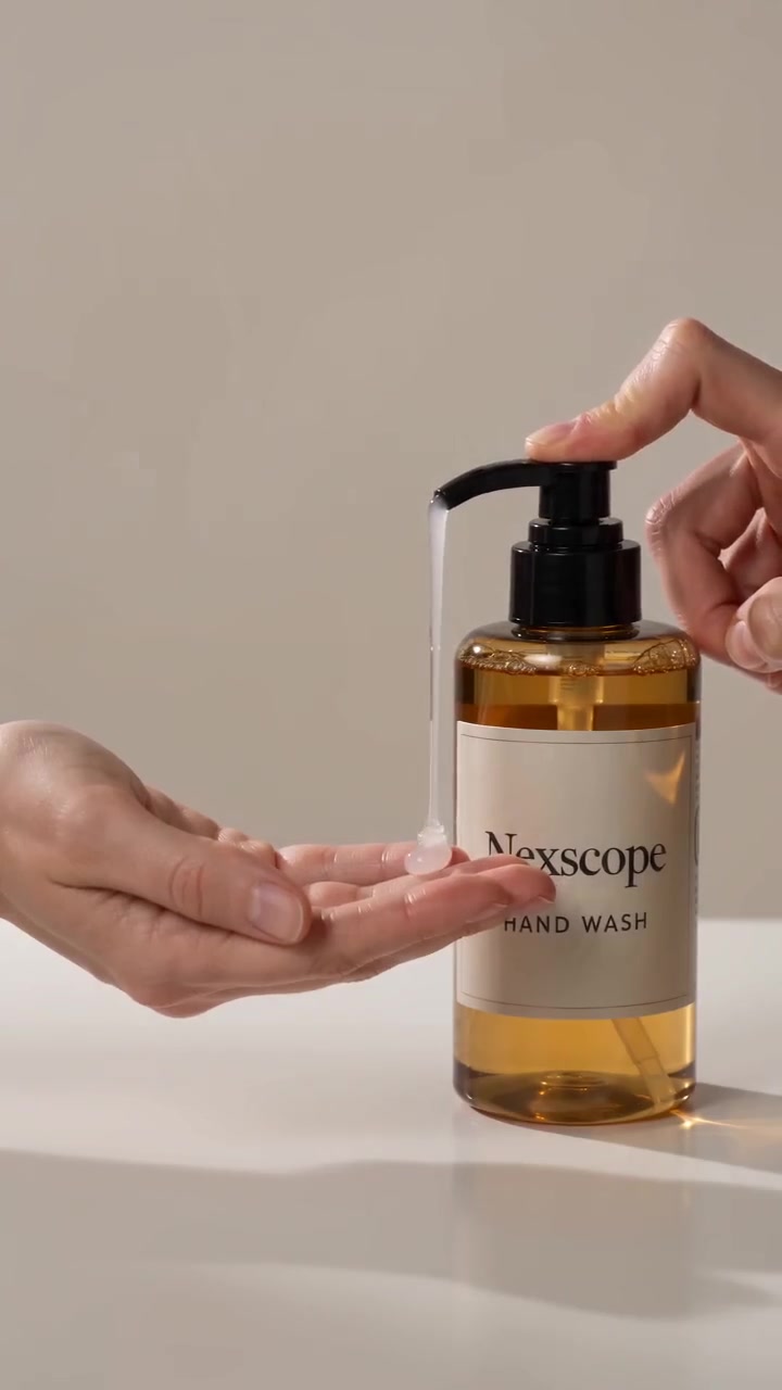 Hand Soap Showcase frame extracted from the generated video